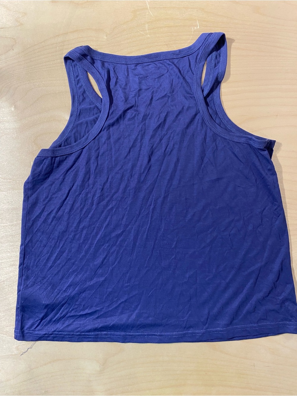 Disney Pride Navy Blue Tank Top with Rainbow Stitch Outline Large (12-14) (RW) - Picture 7 of 7